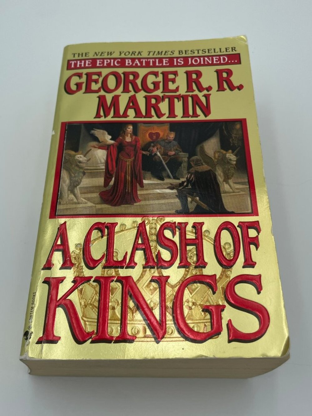 George R.R. Martin A Clash of Kings Bantam Spectra Gold Foil Paperback